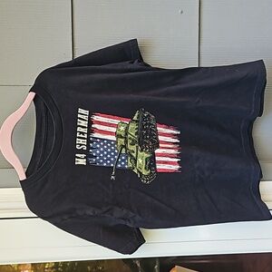 Unisex children's M4 Sherman tank T-shirt black small